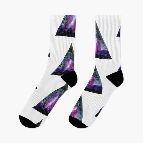 Item preview, Triangle Night Starry Sky Watercolor  designed and sold by Iro-by-Mona.