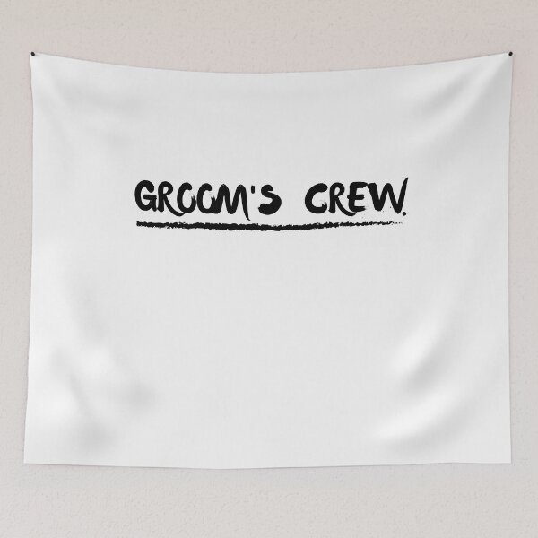 Item preview, Groom's Crew Wedding Design designed and sold by LJ4EVER.