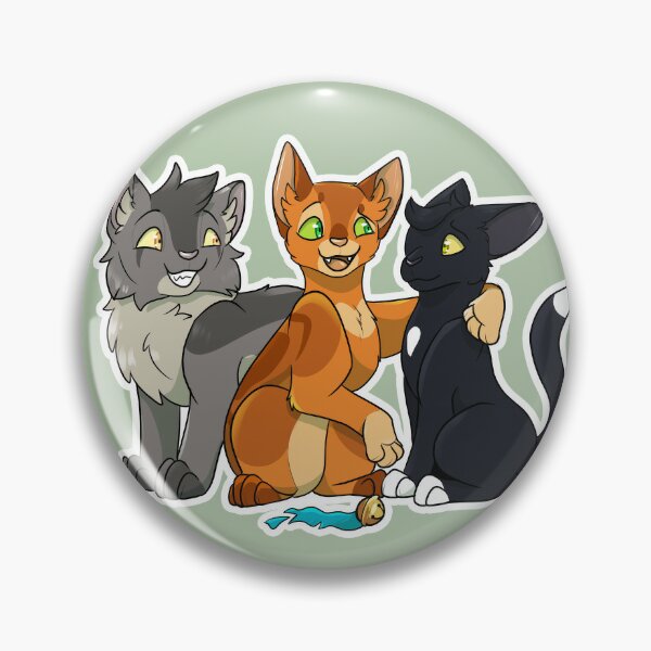 Ravenpaw, Firepaw & Greypaw (Warrior Cats) Sticker by MoonDaneka