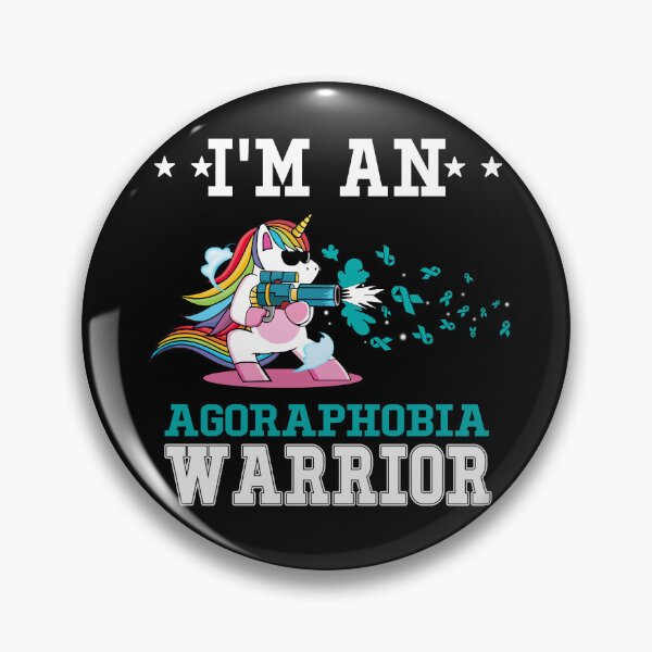 Item preview, Funny Unicorn I'm An Agoraphobia Warrior designed and sold by heppenp.