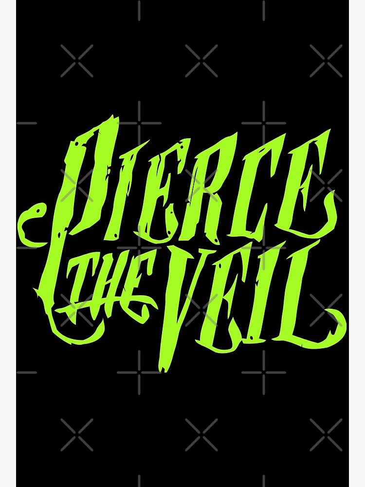 "PTV Merch Pierce The Veil Logo" Poster by RanaMia Redbubble