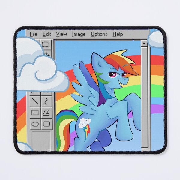 Item preview, Rainbow Dash Ms Paint designed and sold by MoonDoodlez.