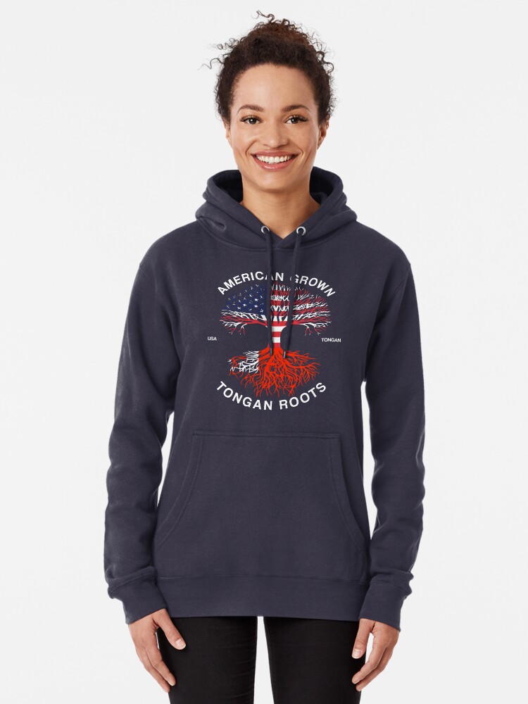 American Grown TONGAN ROOTS Pullover Hoodie for Sale by AlllO