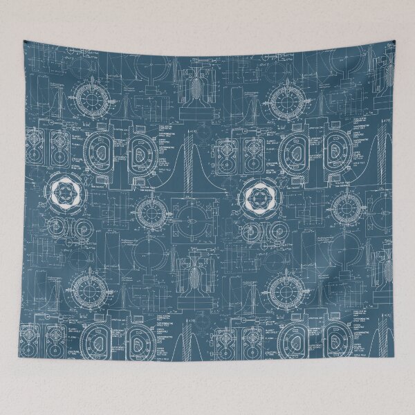Item preview, Schematic image of TOKAMAK, a fusion reactor. Print with drawings and graphs. The tokamak is one of several types of magnetic restraints being developed to produce controlled fusion energy. designed and sold by NLobes.