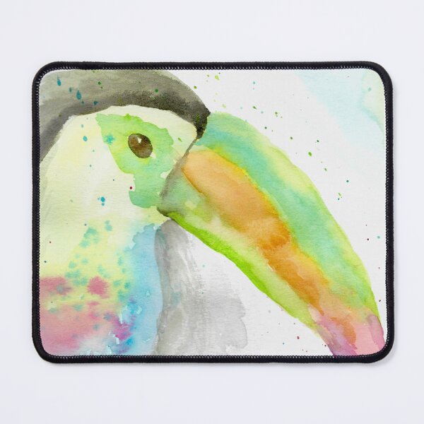 Item preview, Rainbow Toucan Watercolor designed and sold by Iro-by-Mona.