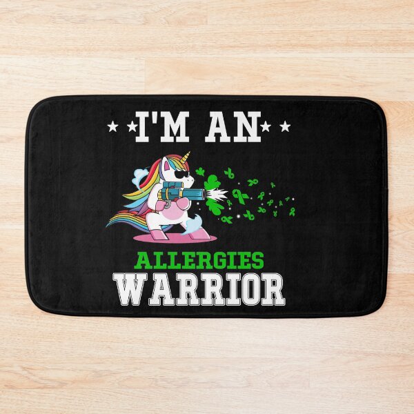 Item preview, Funny Unicorn I'm An Allergies Warrior designed and sold by heppenp.