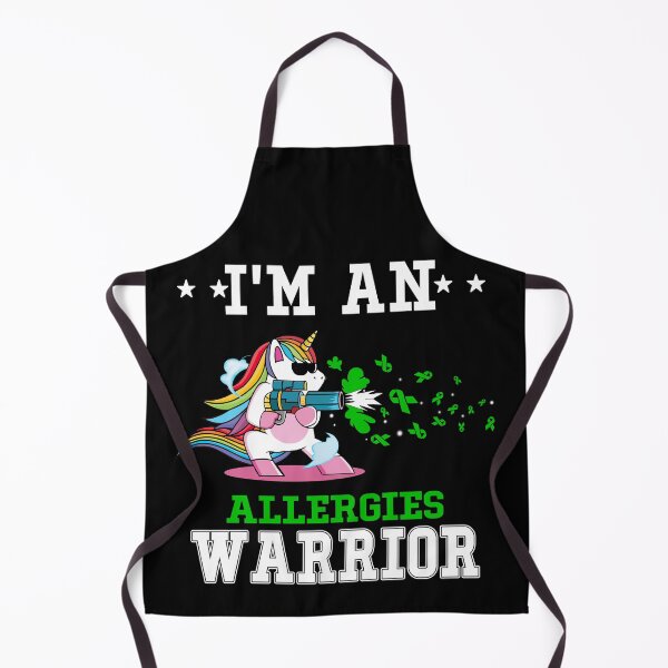 Item preview, Funny Unicorn I'm An Allergies Warrior designed and sold by heppenp.
