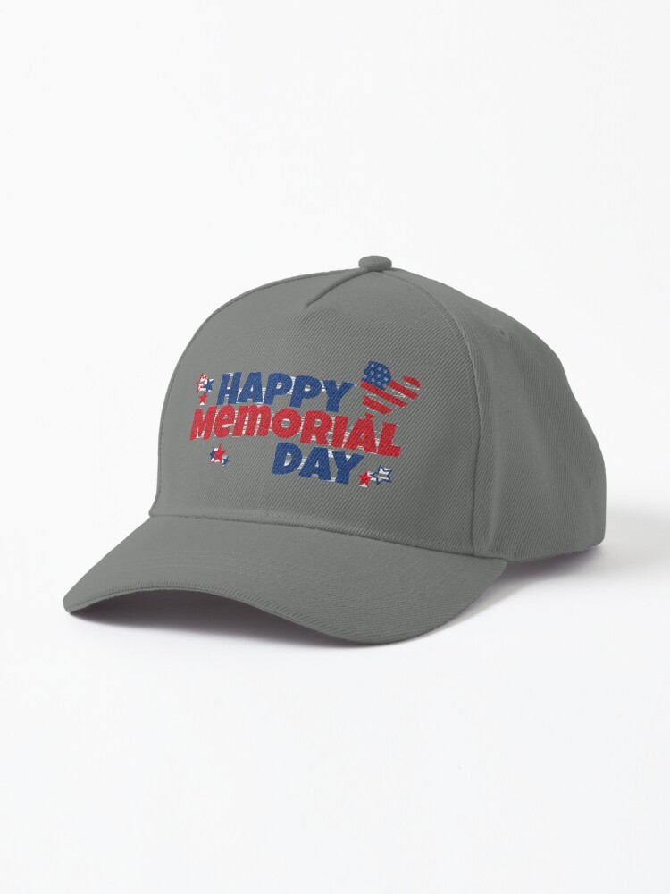 Happy Memorial Day Cap for Sale by cindyfordyce