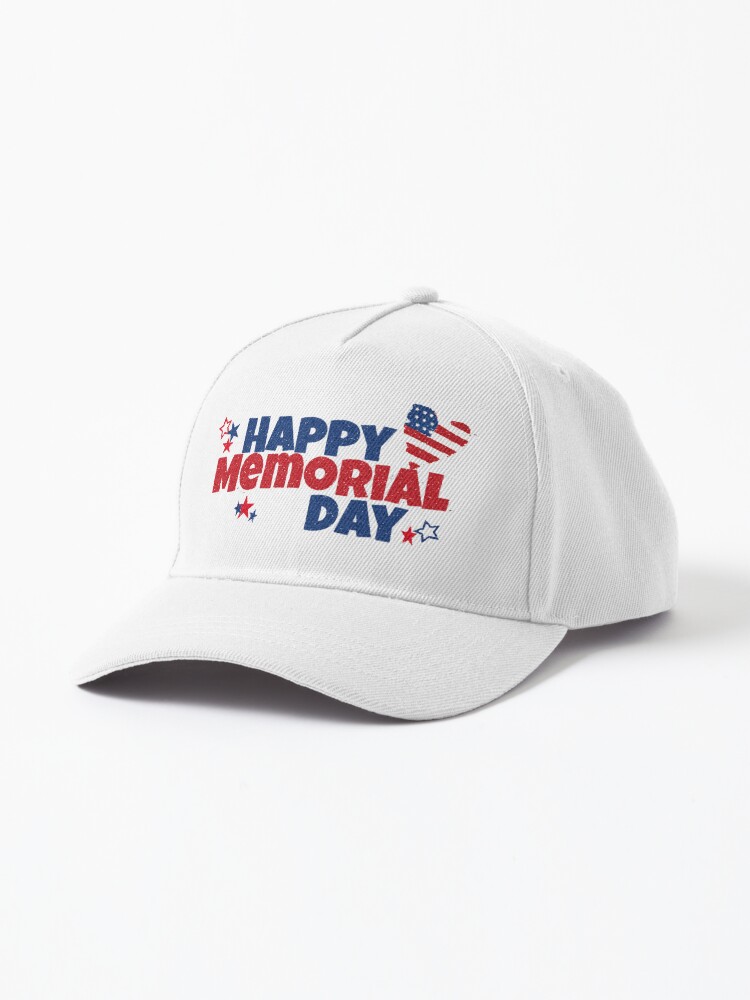 Happy Memorial Day Cap for Sale by cindyfordyce