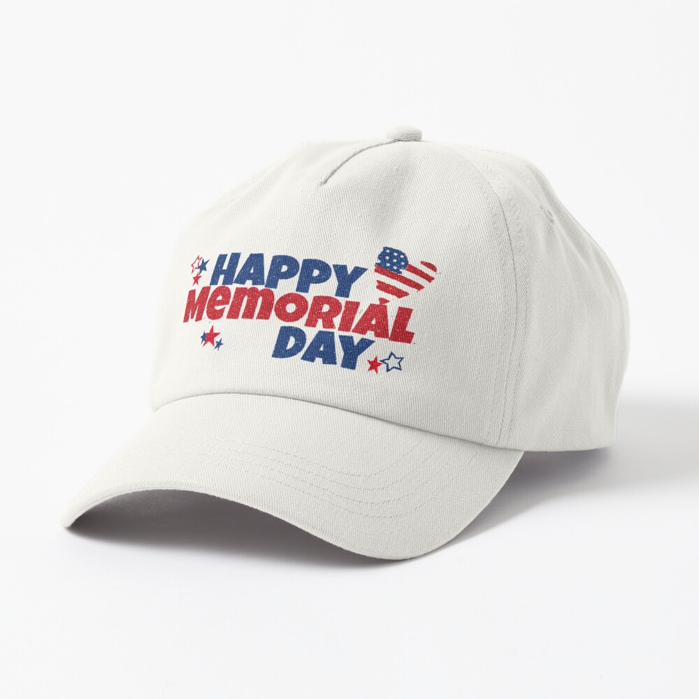 Happy Memorial Day Cap for Sale by cindyfordyce