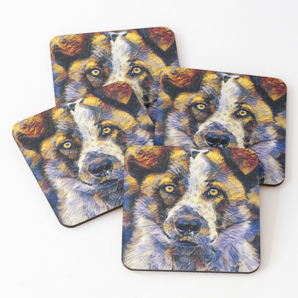 Item preview, Abstract Dog Painting designed and sold by HappyLifeCreate.