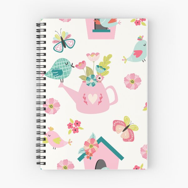 Item preview, Pink birds pattern designed and sold by Terelaska.