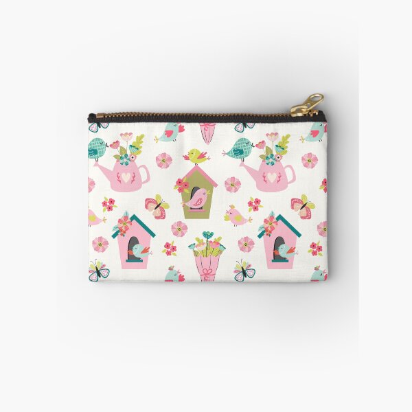 Item preview, Pink birds pattern designed and sold by Terelaska.