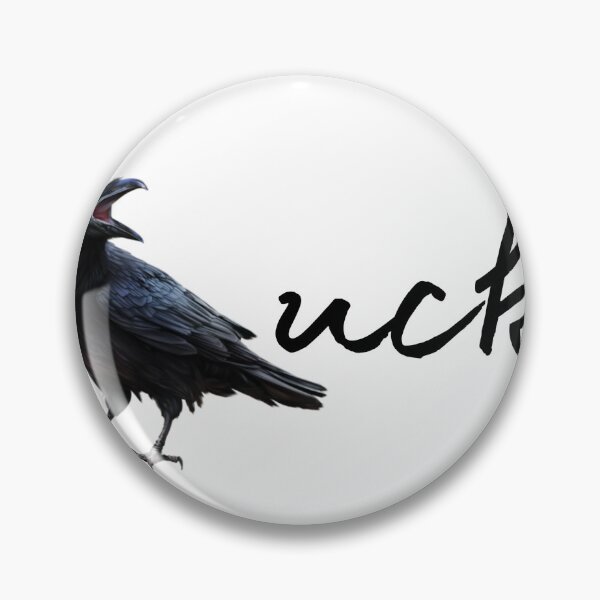 Item preview, *UCK (crow) designed and sold by TheTalesWeTell.