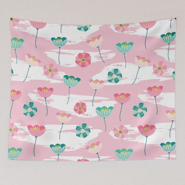 Item preview, Pink floral cute pattern designed and sold by Terelaska.