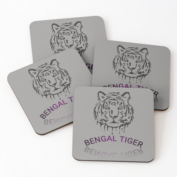 Item preview, growling mouth open bengal tiger designed and sold by DanishDesignCo.