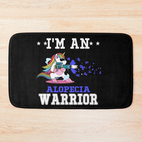 Item preview, Funny Unicorn I'm An Alopecia Warrior designed and sold by heppenp.