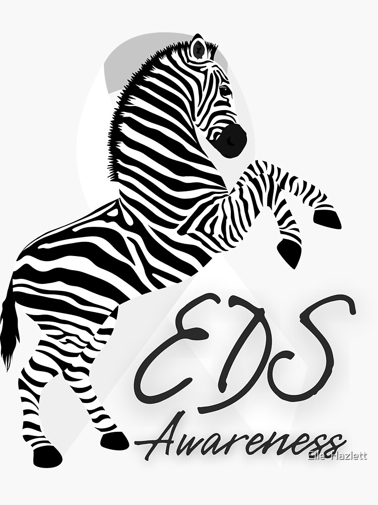 Ehlers Danlos Syndrome Awareness  Sticker for Sale by Elle Hazlett