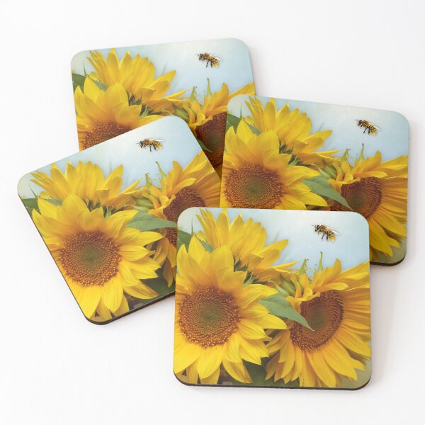 Item preview, Sunflowers & Bumble Bee designed and sold by MoragBates.