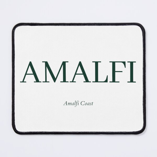 Item preview, Amalfi, Amalfi Coast, Southern Italy, Dark Green Minimalist Design  designed and sold by BellaHope1.