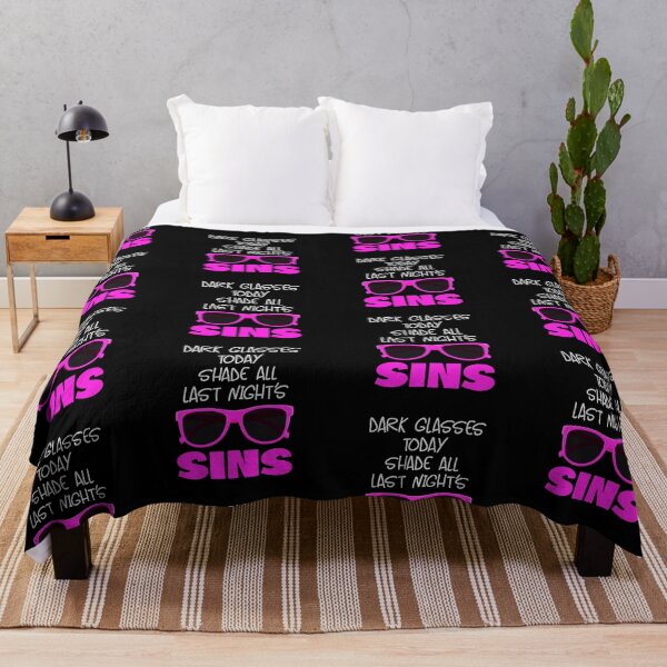 Item preview, Dark Glasses Today…! Pink (on Black) designed and sold by PawsitiveMum.
