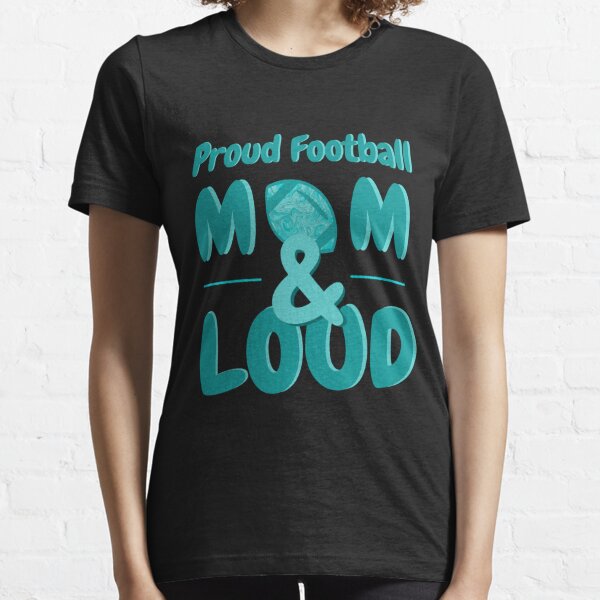 JungleVibesByJulie Cute Football Mom Shirt, Mother's Day Gift for Football Mama Shirt, Leopard Print Game Day Shirt for Sports Mom, Cheer Mom Football Shirt