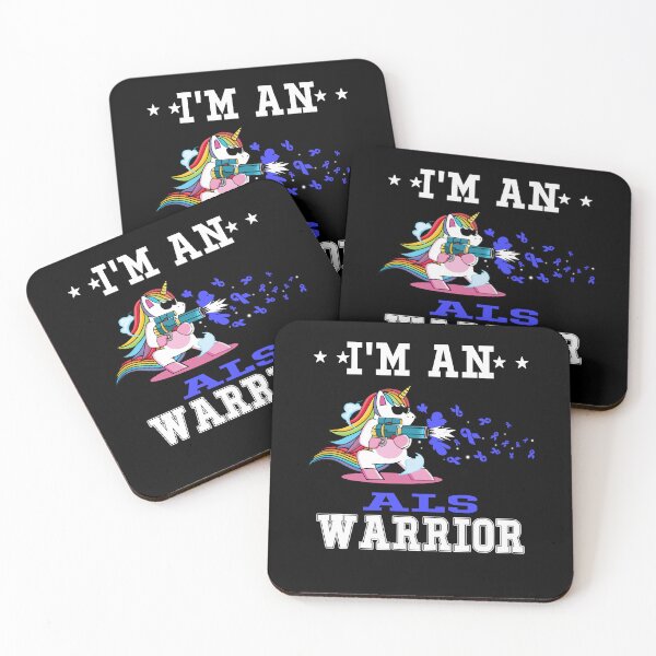 Item preview, Funny Unicorn I'm An ALS Warrior designed and sold by heppenp.