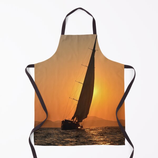 Item preview, big sailboat sailing at sunset designed and sold by laikaincosmos.