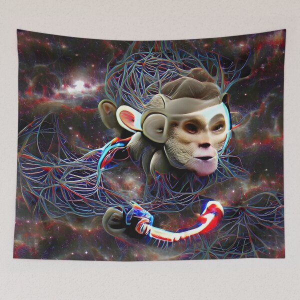 Item preview, Space Monkey Neural Loop designed and sold by prais14.