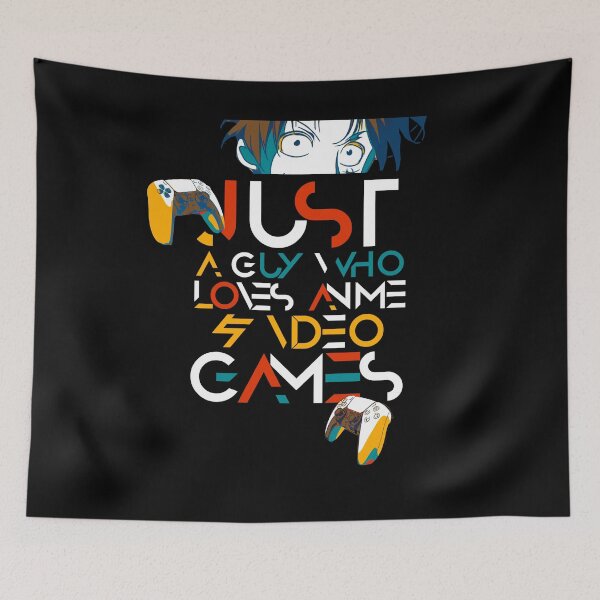 Item preview, Just a guy who loves anime & video games designed and sold by AW2 Designs.