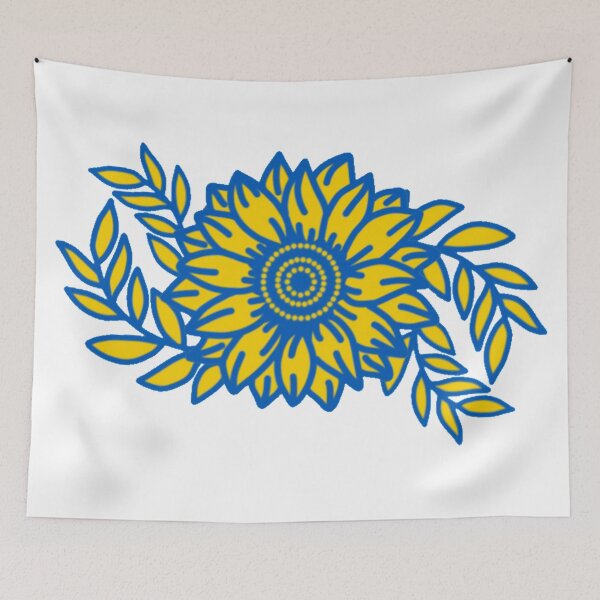 Item preview, Ukraine Sunflower And Olive Branch designed and sold by radiantdark.