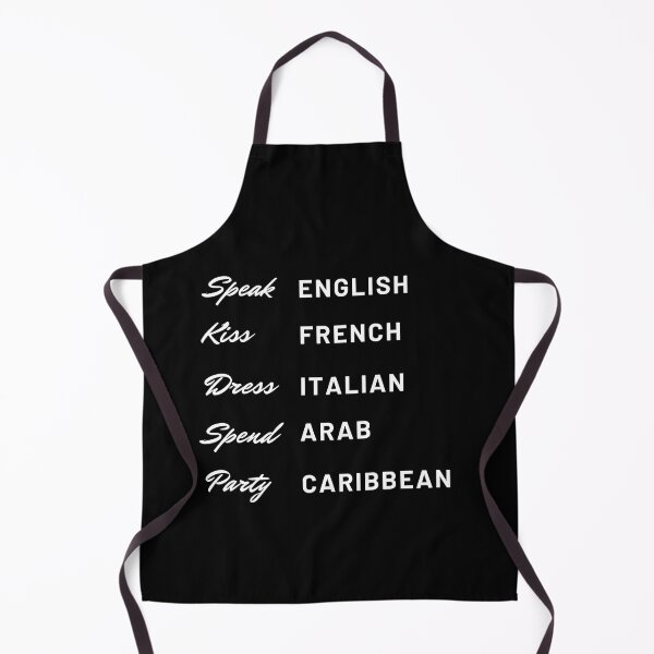 Item preview, Speak english kiss french dress italian spend arab party caribbean designed and sold by uranus-art.