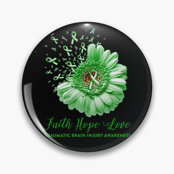 Item preview, Faith Hope Love Traumatic Brain Injury Awareness designed and sold by Tadmab.