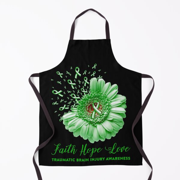 Item preview, Faith Hope Love Traumatic Brain Injury Awareness designed and sold by Tadmab.