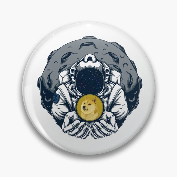 Item preview, Welcome to the Moon (Dogecoin) designed and sold by Crypto Pirates.