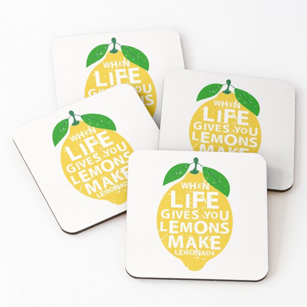 Item preview, Motivational Quote - When Life Gives you Lemons Make Lemonade designed and sold by WearWolfDesigns.