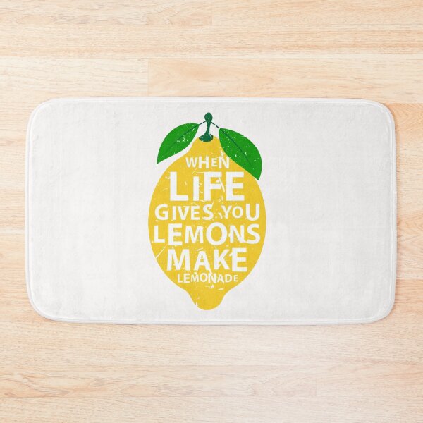 Item preview, Motivational Quote - When Life Gives you Lemons Make Lemonade designed and sold by WearWolfDesigns.