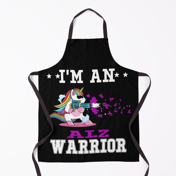 Item preview, Funny Unicorn I'm An ALZ Warrior designed and sold by heppenp.