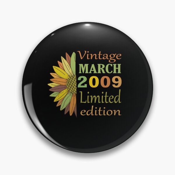 Item preview, vintage march 2009 limited edition, 13 Year Old Gifts Vintage 2009 Limited Edition 13th Birthday designed and sold by SimoSaladain.