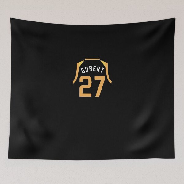 Item preview, Rudy Gobert Jersey Sticker designed and sold by ricedali41.