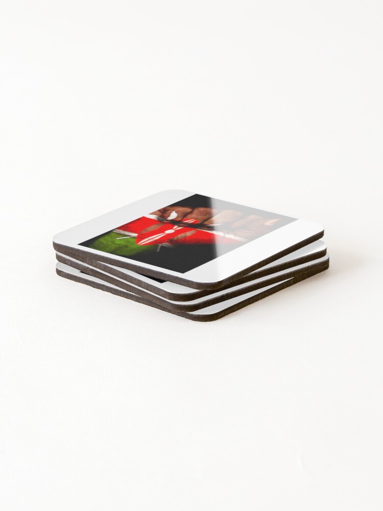 Thumbnail 4 of 5, Coasters (Set of 4), KENYA FIST FLAG designed and sold by Rouxman72.