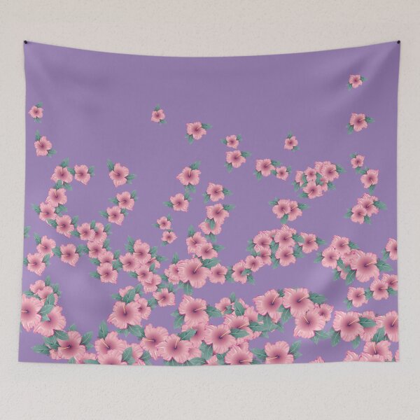 Item preview, Hibiscus on Lavender designed and sold by Gavin DeFazio Devine.