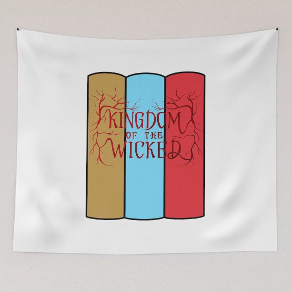 Item preview, Kingdom of the Wicked Bookstack designed and sold by doodlesbyCara.