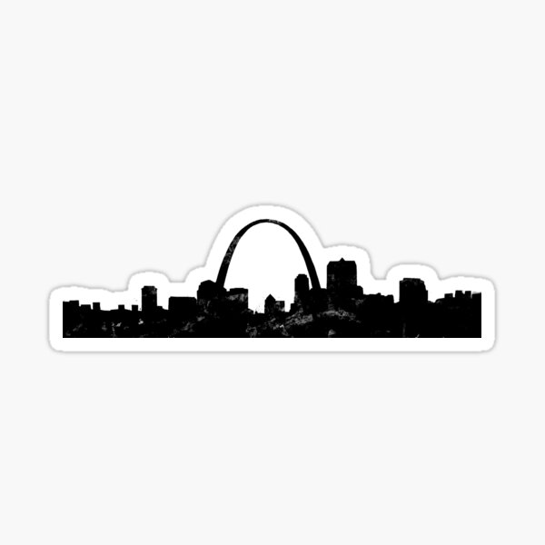 St Louis Missouri MO State Skyline Skyscapes City View Decal Sticker Car Window 