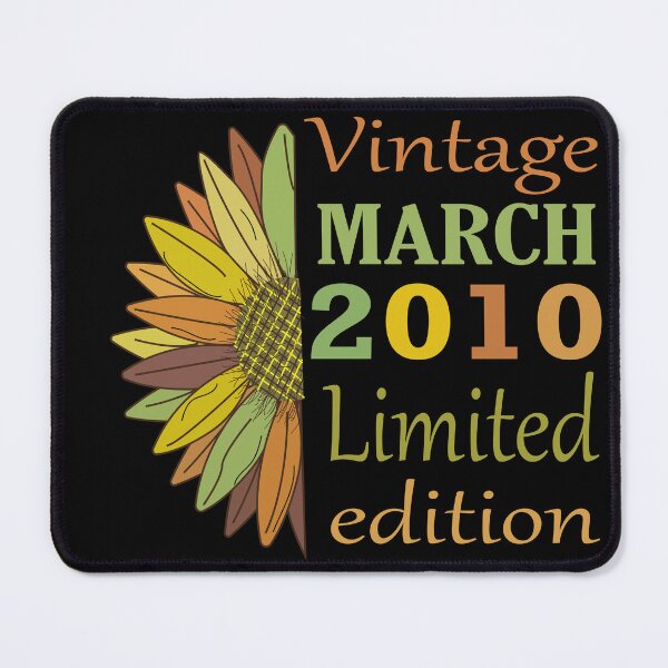 Item preview, vintage march 2010 limited edition, 12 Year Old Gifts Vintage 2010 Limited Edition 12th Birthday designed and sold by SimoSaladain.