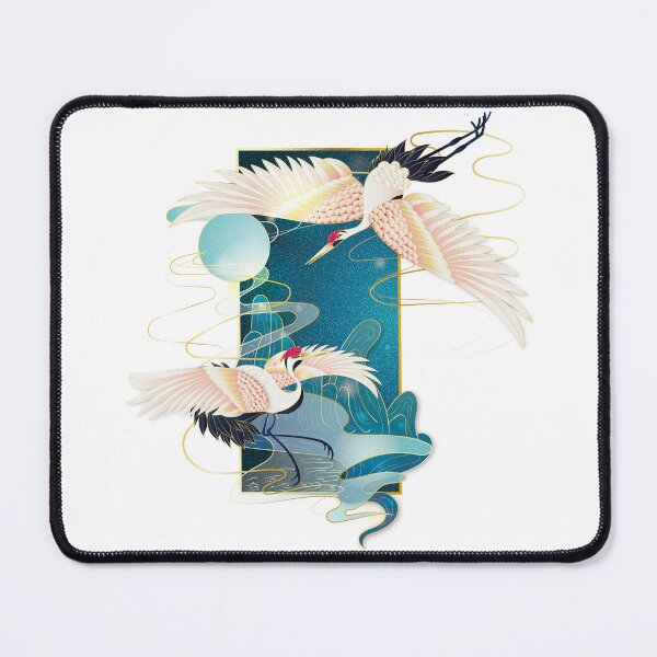 Item preview, Two Fantastic birds flying to each other, in green designed and sold by xdashu.