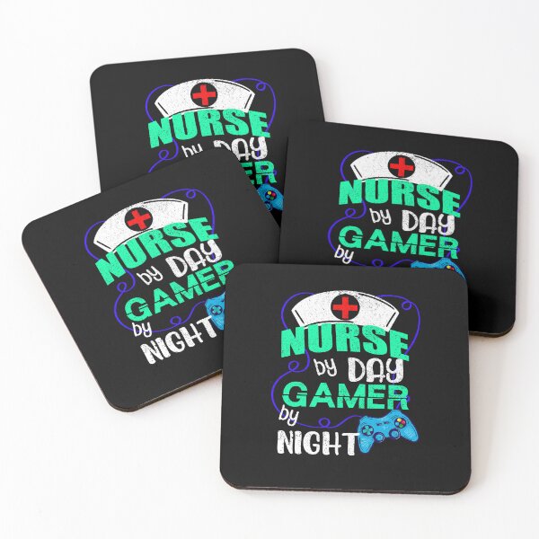Item preview, Nurse by Day Gamer by Night, Funny Gaming Nurse Quotes designed and sold by orangeblue21.