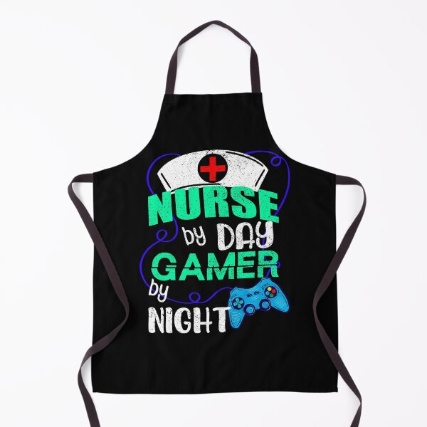 Item preview, Nurse by Day Gamer by Night, Funny Gaming Nurse Quotes designed and sold by orangeblue21.