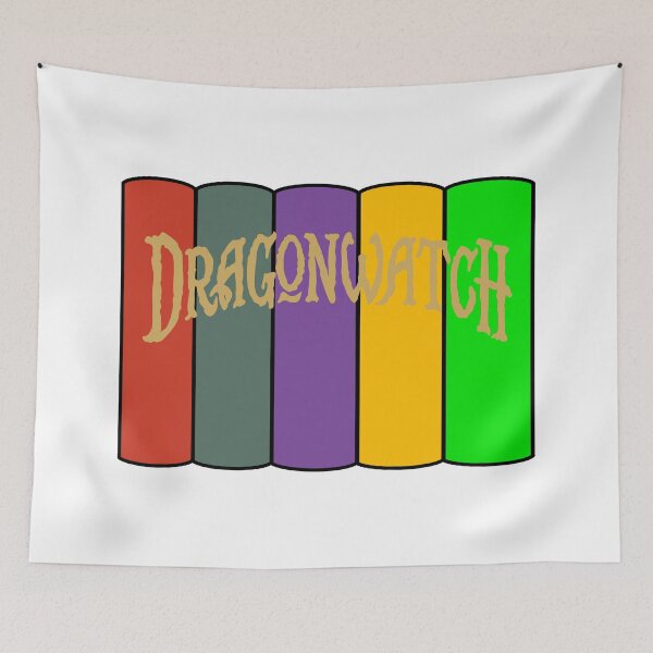 Item preview, Dragonwatch Bookstack designed and sold by doodlesbyCara.