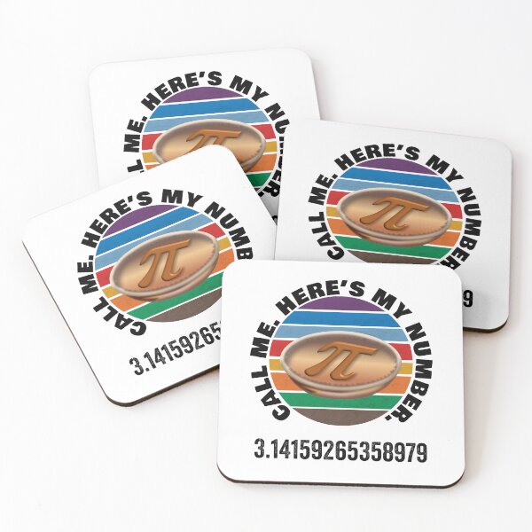 Item preview, Call me. Here’s my number. Celebrate 3.14 or March 14th. Pi Day. designed and sold by TJHstudio.
